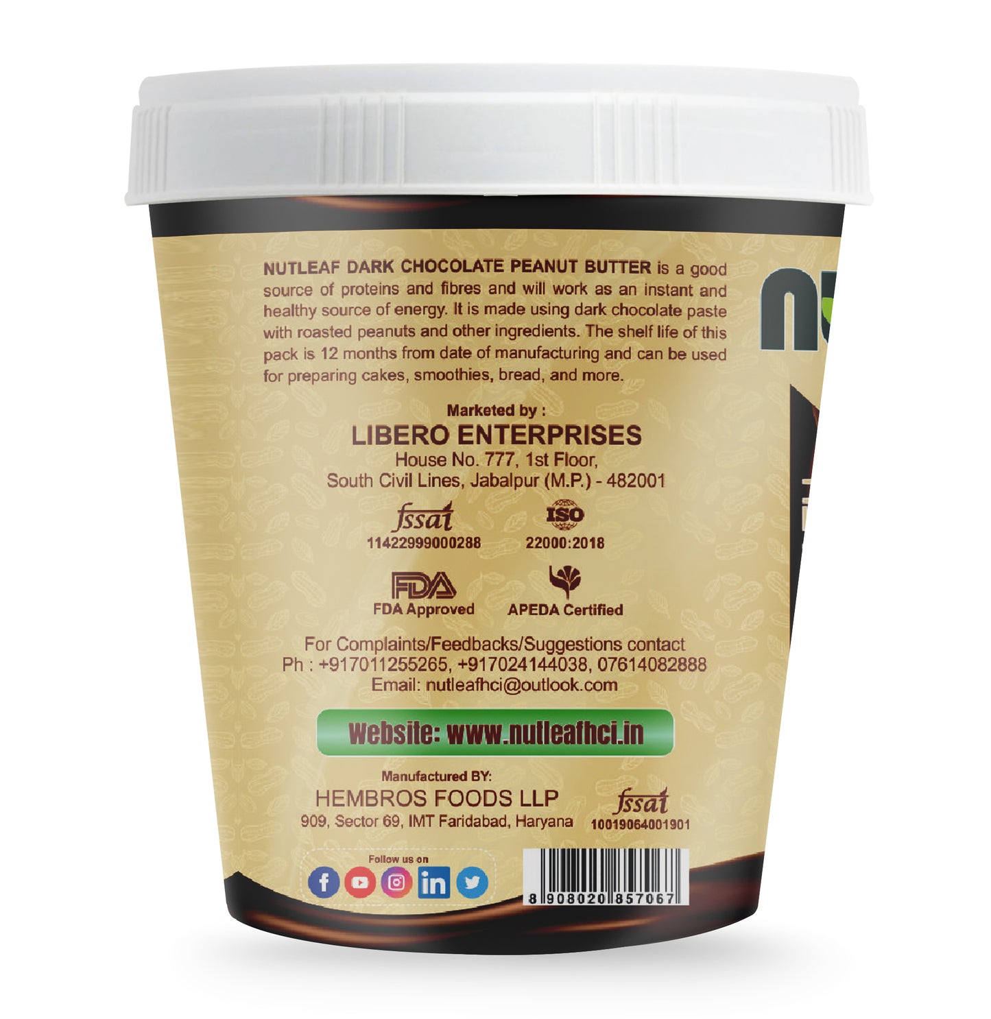 Dark Chocolate Creamy 500gm