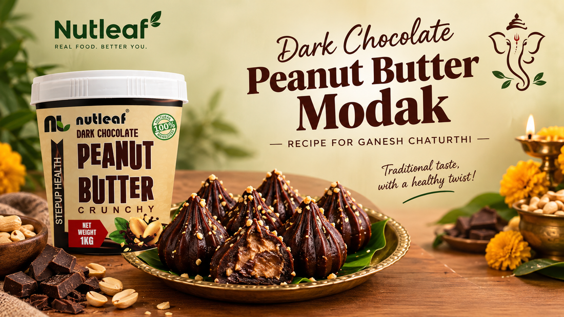 Dark Chocolate Peanut Butter Modak Recipe for Ganesh Chaturthi